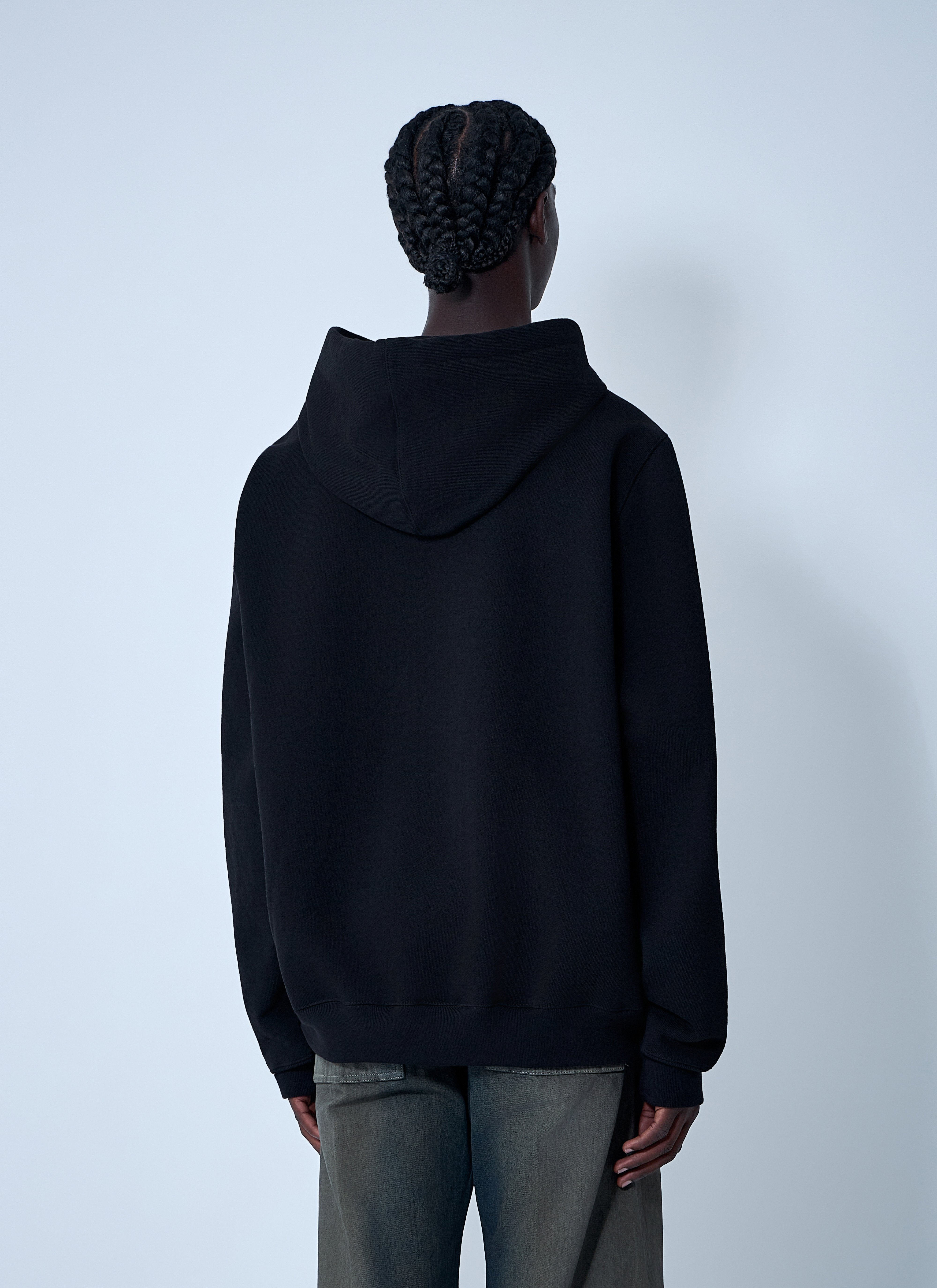 Rick Owens Men Cotton Hooded Sweatshirt - 4