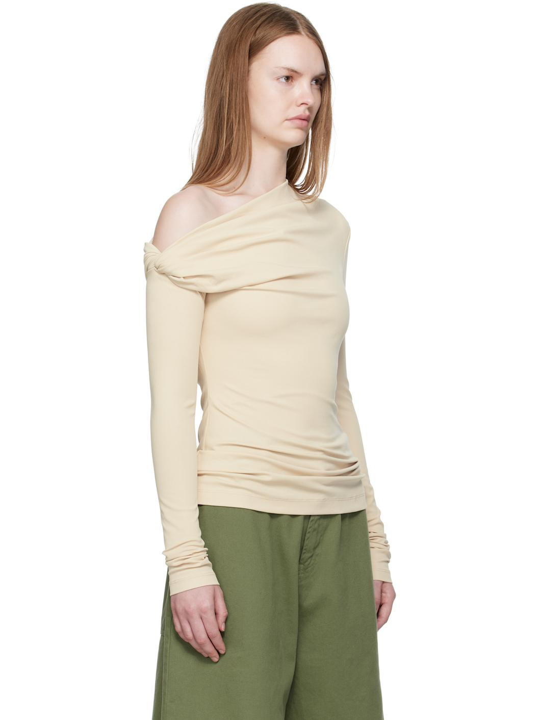 Beige Elemental Manahou Top - 2