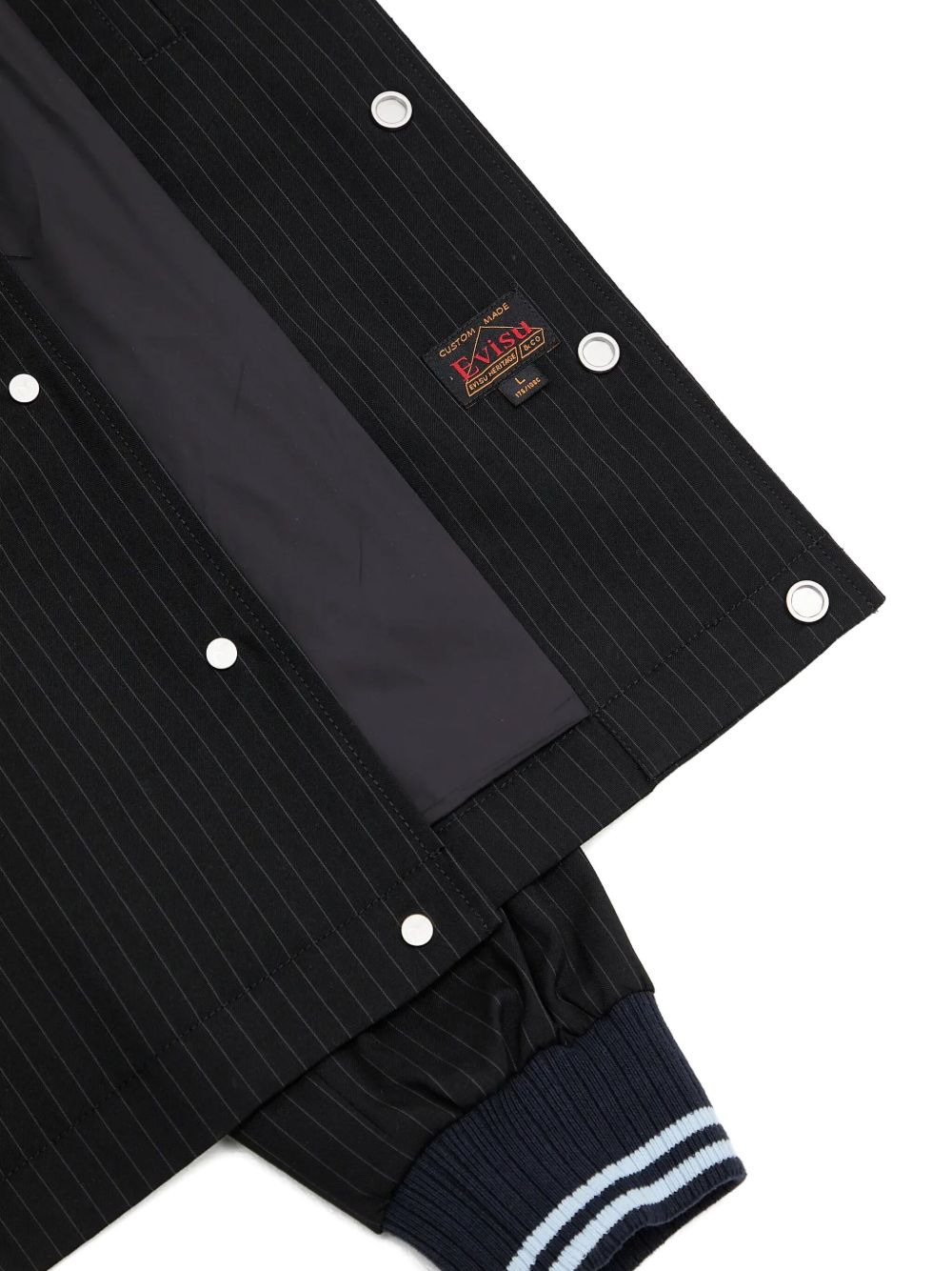 pinstripe varsity jacket - 5