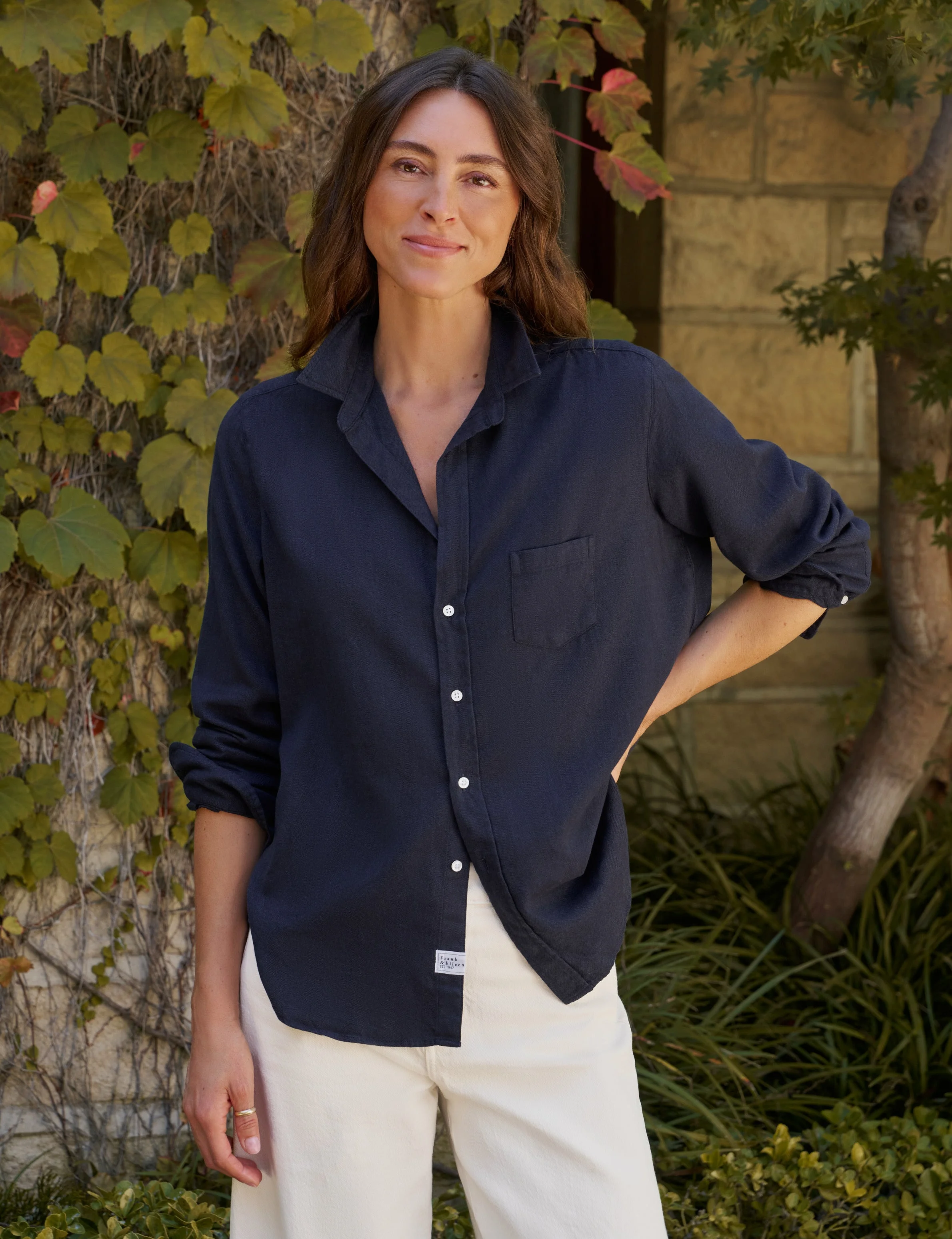 Relaxed Button-Up Shirt - 1