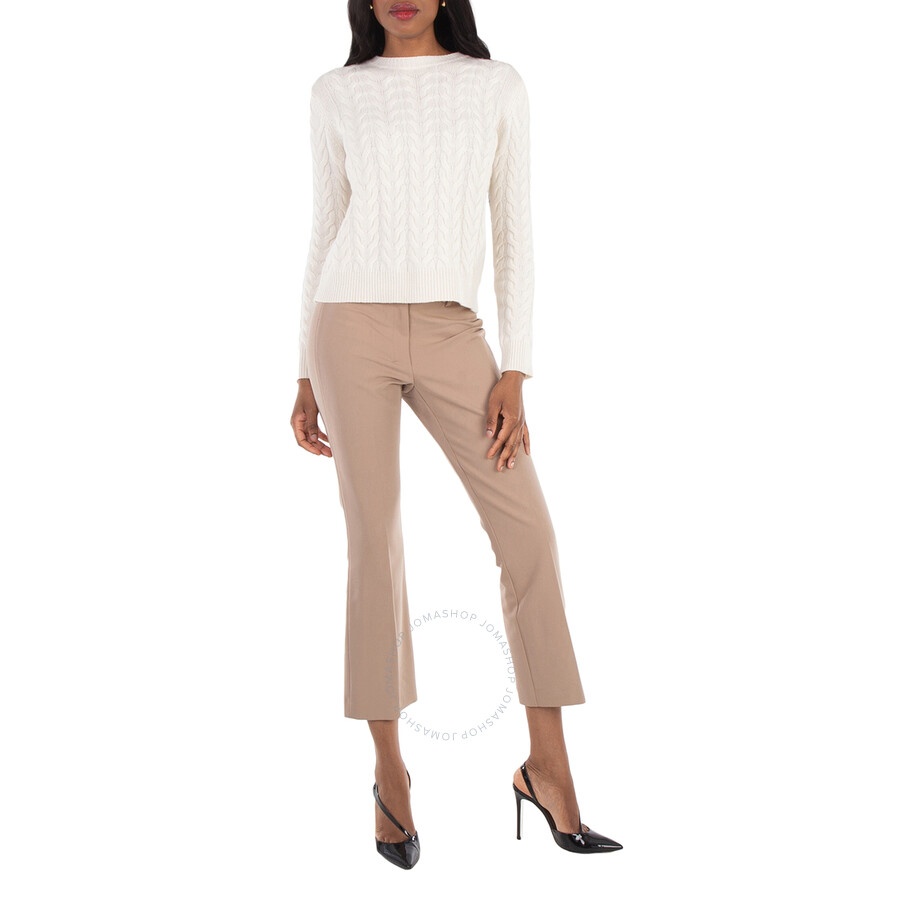 Max Mara Odessa Cable Knit Cashmere Sweater - 2