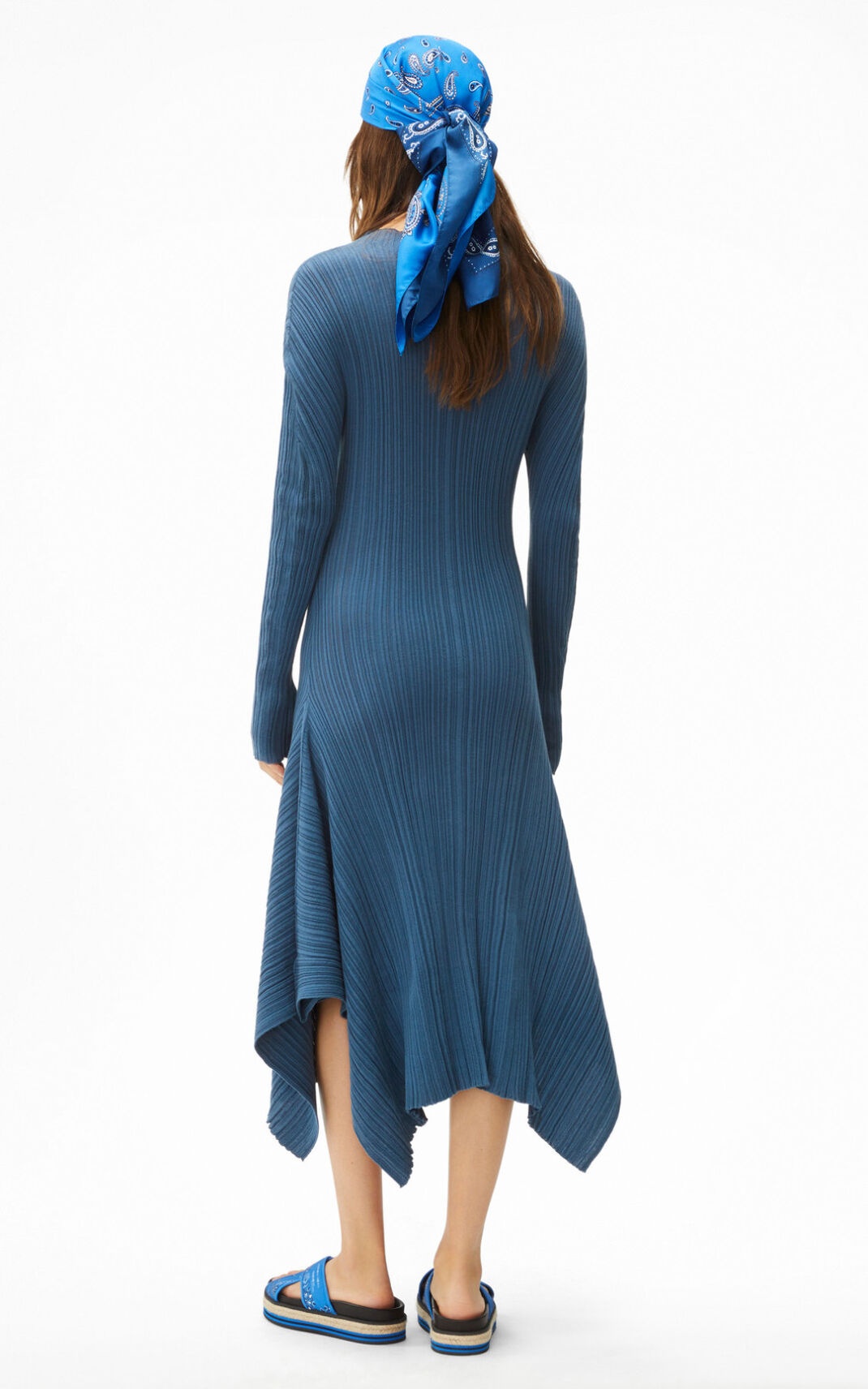 Pleated midi dress - 3