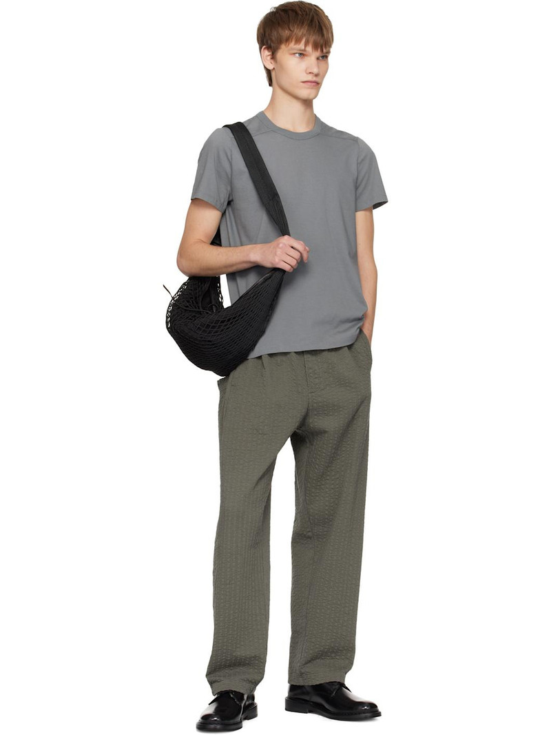 Craig Green Khaki Embroidered Linestitch Trousers outlook