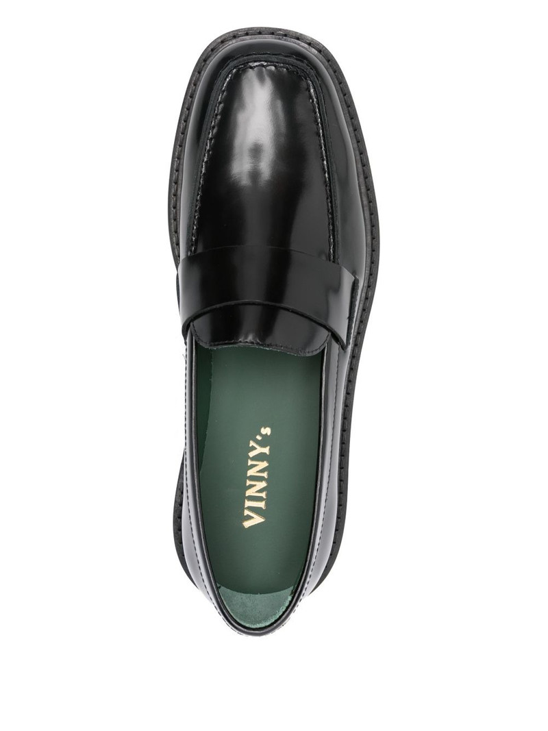 strap leather loafers 4