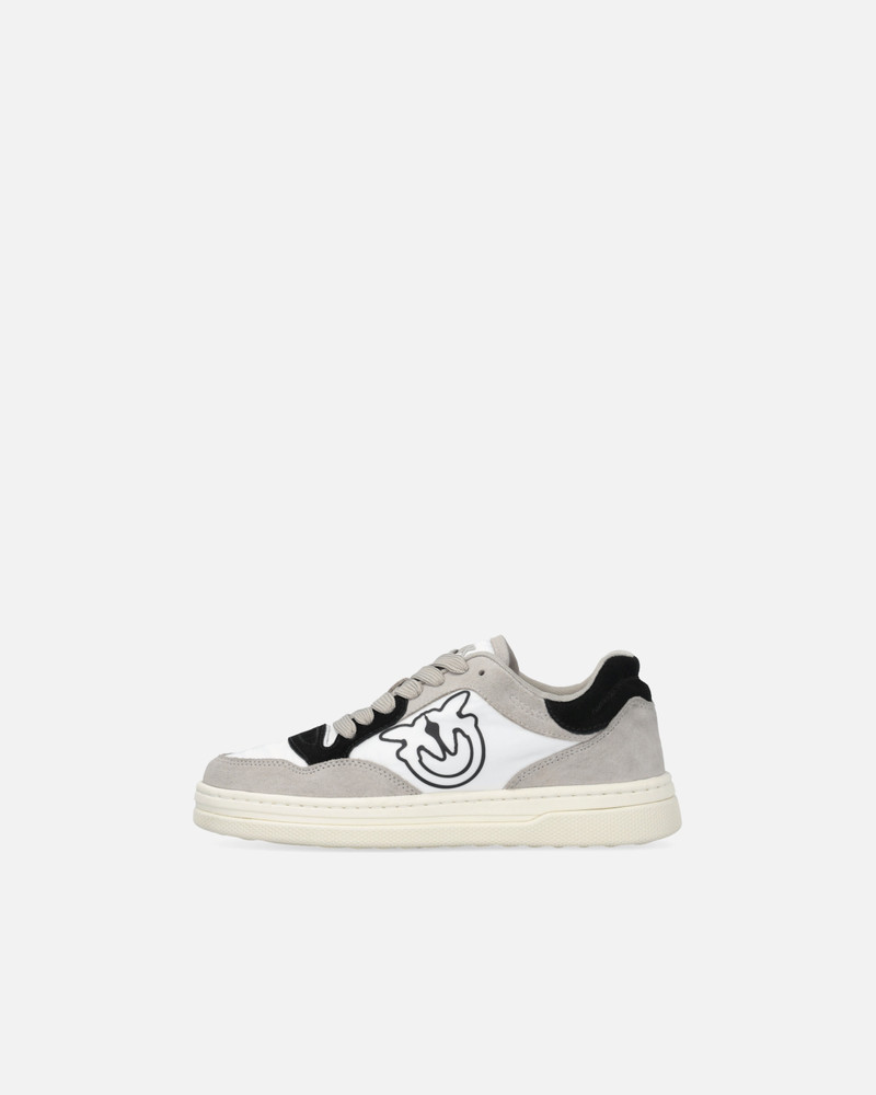 PINKO FLAT LEATHER SNEAKERS WITH CONTRASTING LOGO outlook