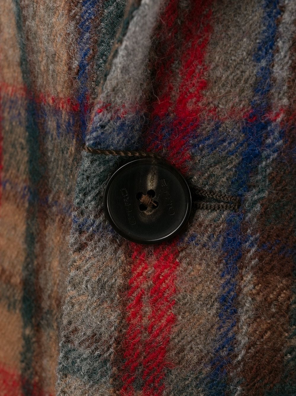 tartan wool coat - 6