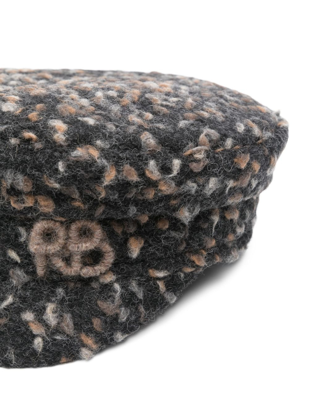 embroidered speckled hat - 3