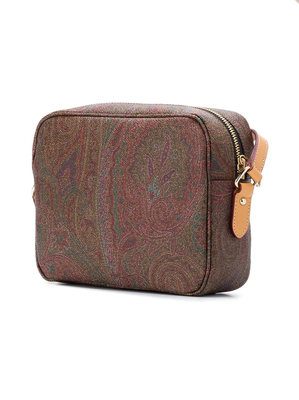 paisley print shoulder bag - 3