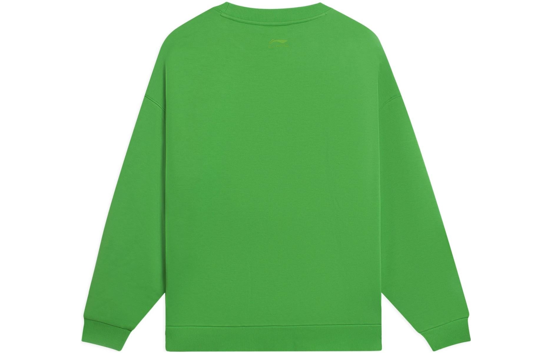 Li-Ning Anything Is Possible Graphic Sweatshirt 'Green' AWDSG91-3 - 2