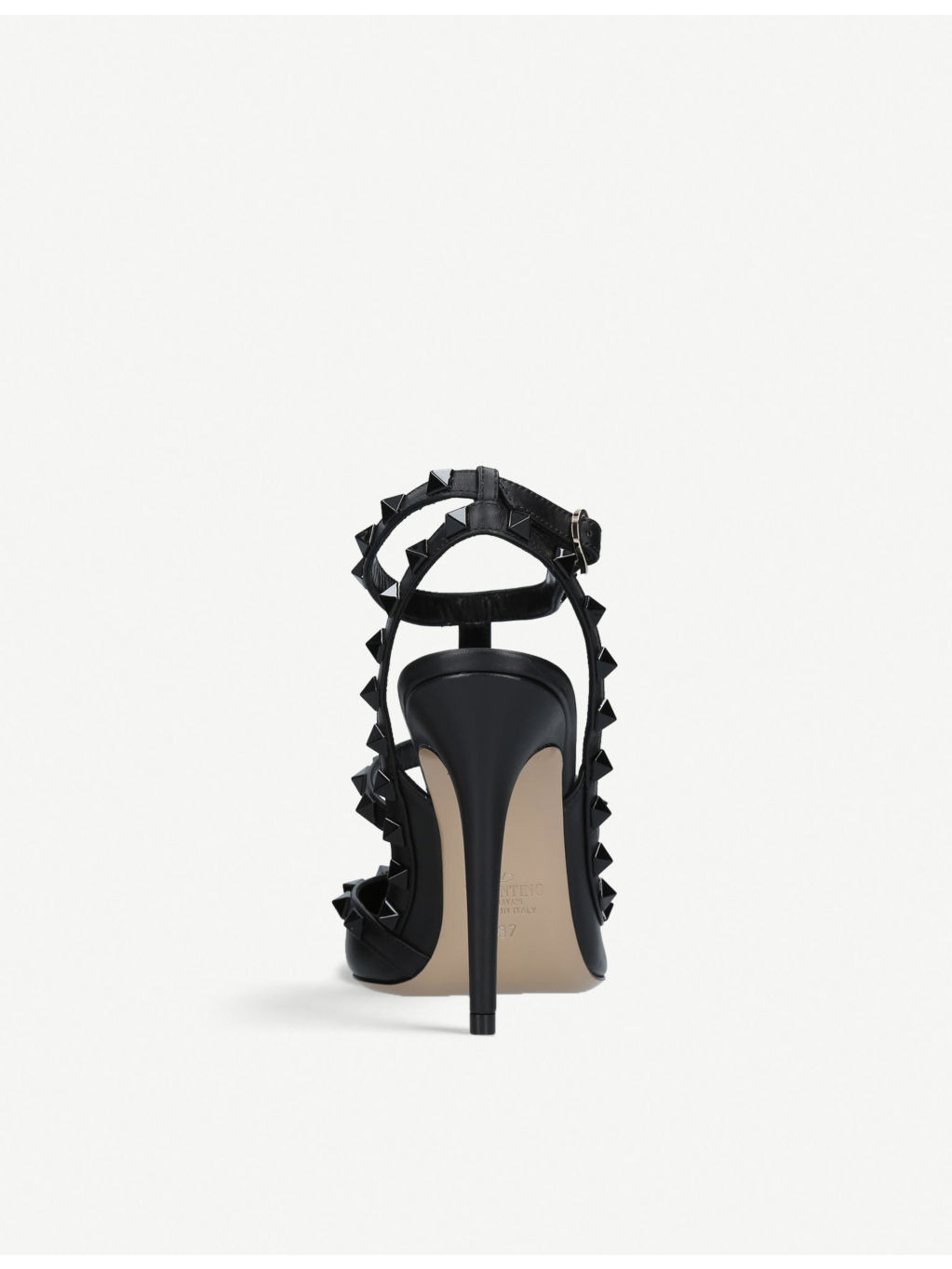 So Noir 100 studded leather courts - 2
