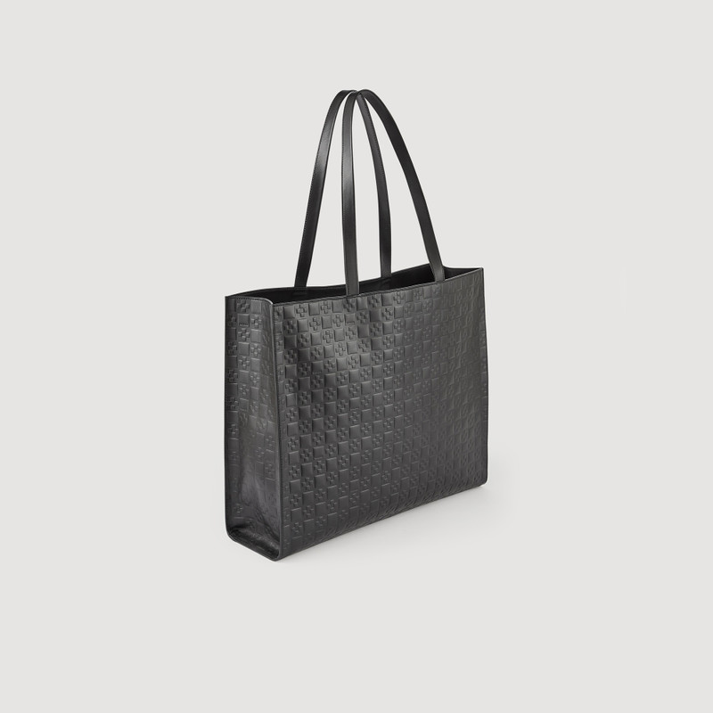 Large tote in monogram-embossed leather 3