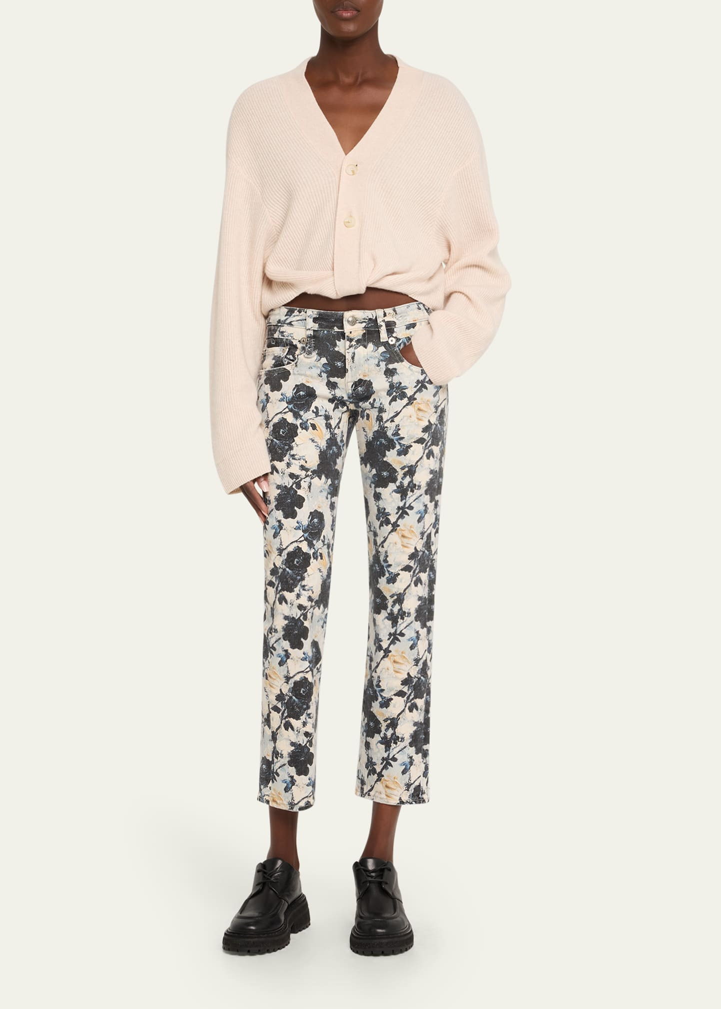 Cashmere Twist-Front Cardigan - 2