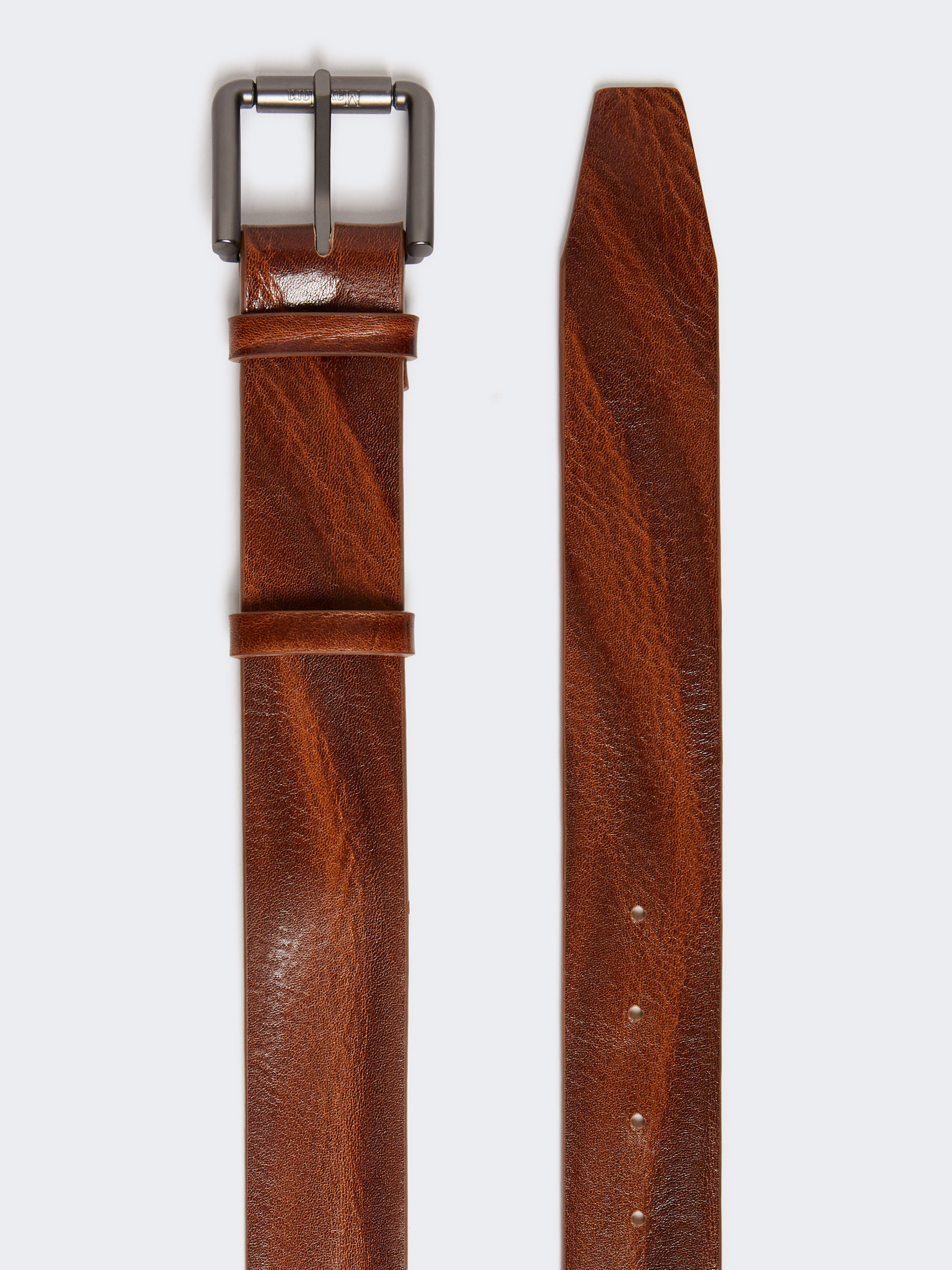 BUCKLE40XLONG Long leather belt - 2