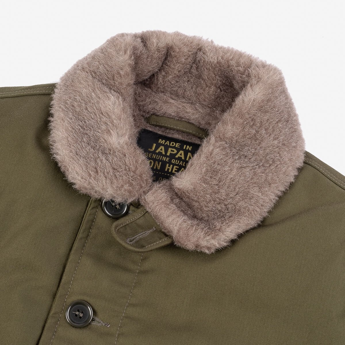 IHM-35-ODG Whipcord N1 Deck Jacket - Olive Drab Green - 9