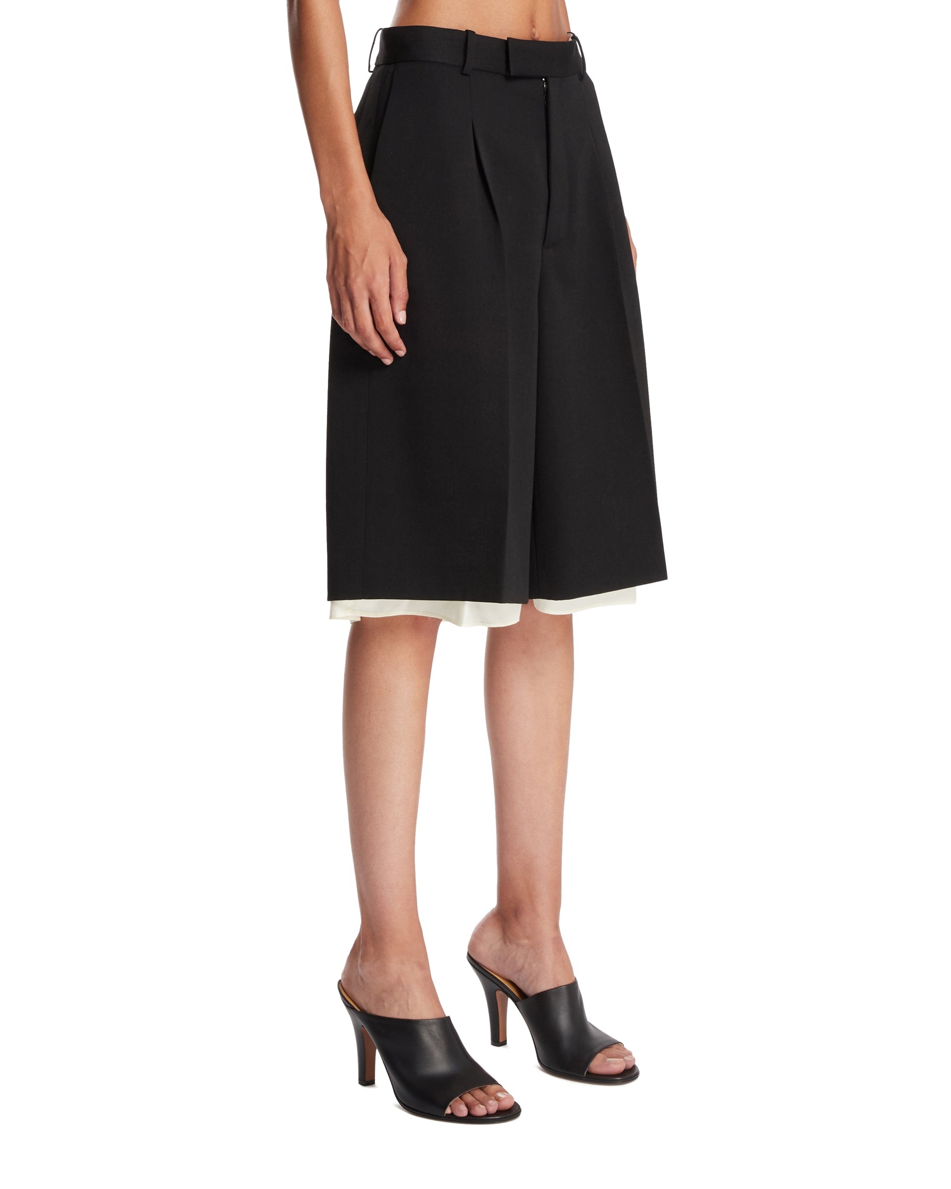 Black Shorts With Lining - 4