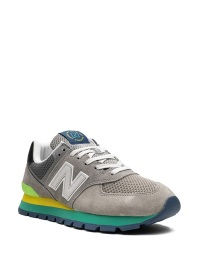 New Balance 574 Rugged "Marblehead/Emerald Sky/Wave" sneakers outlook