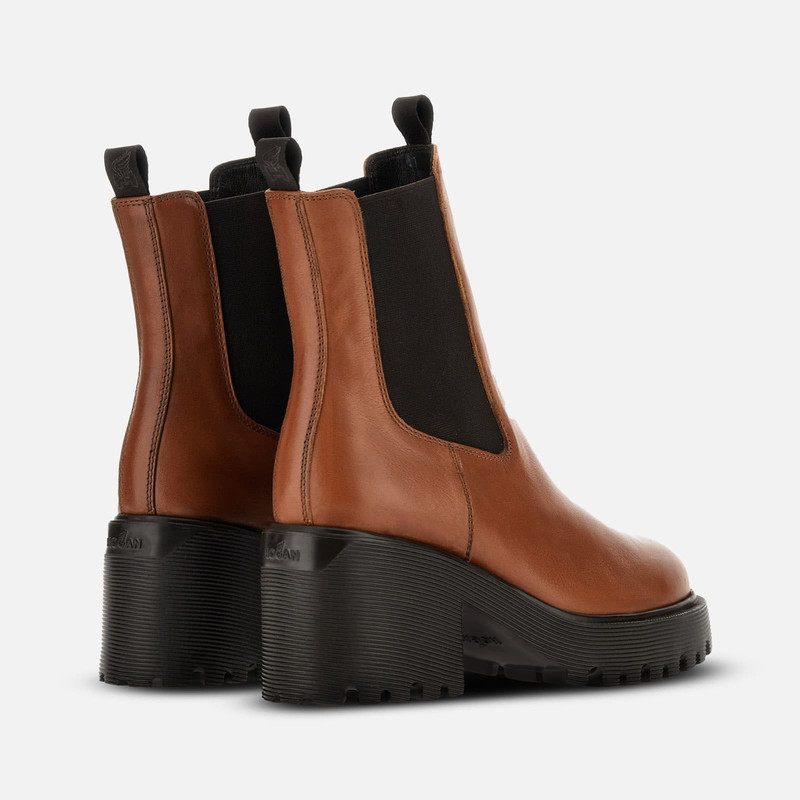 HOGAN Chelsea Boots Hogan H649 Brown outlook
