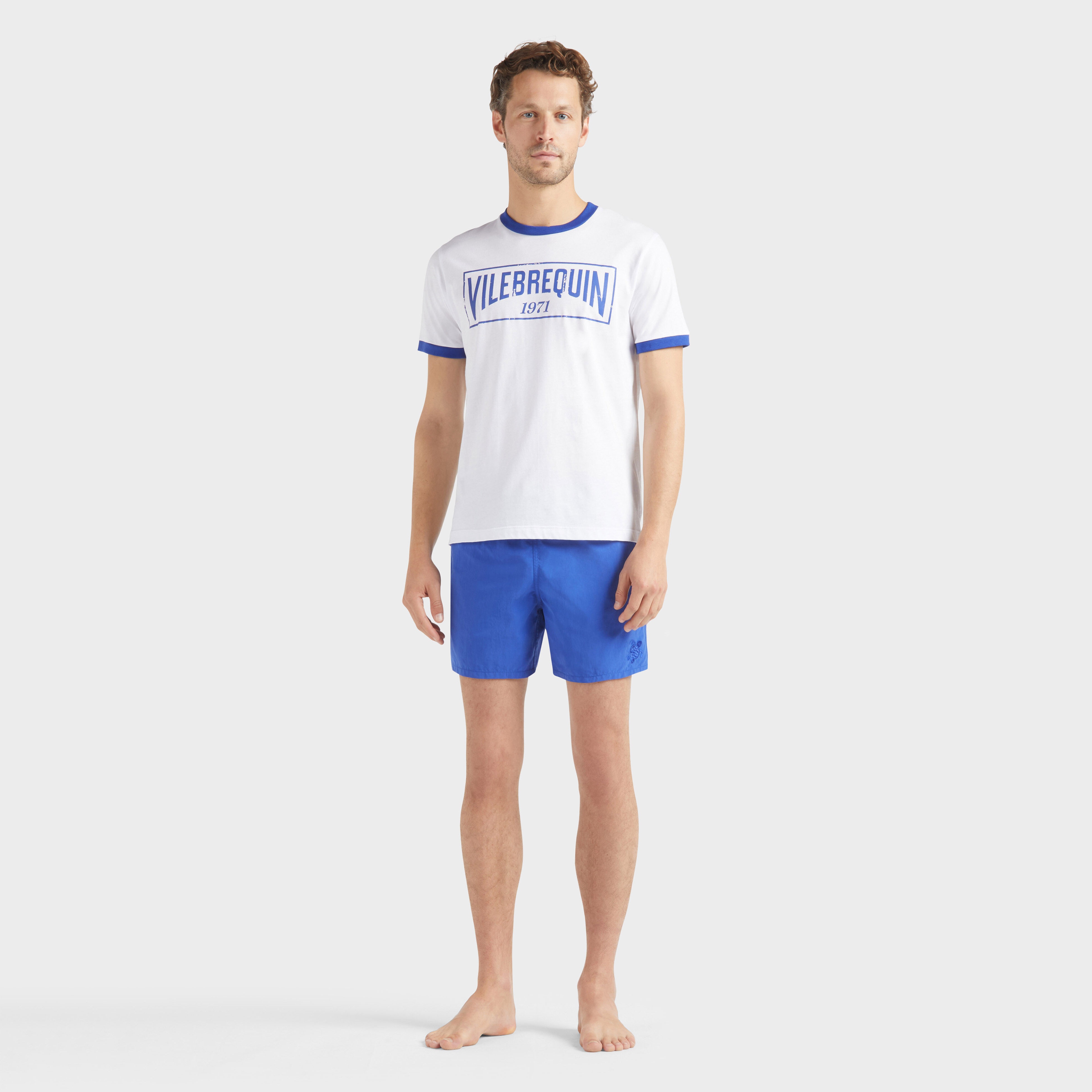 Men Cotton Light Jersey T-shirt Bicolor Logo - 3