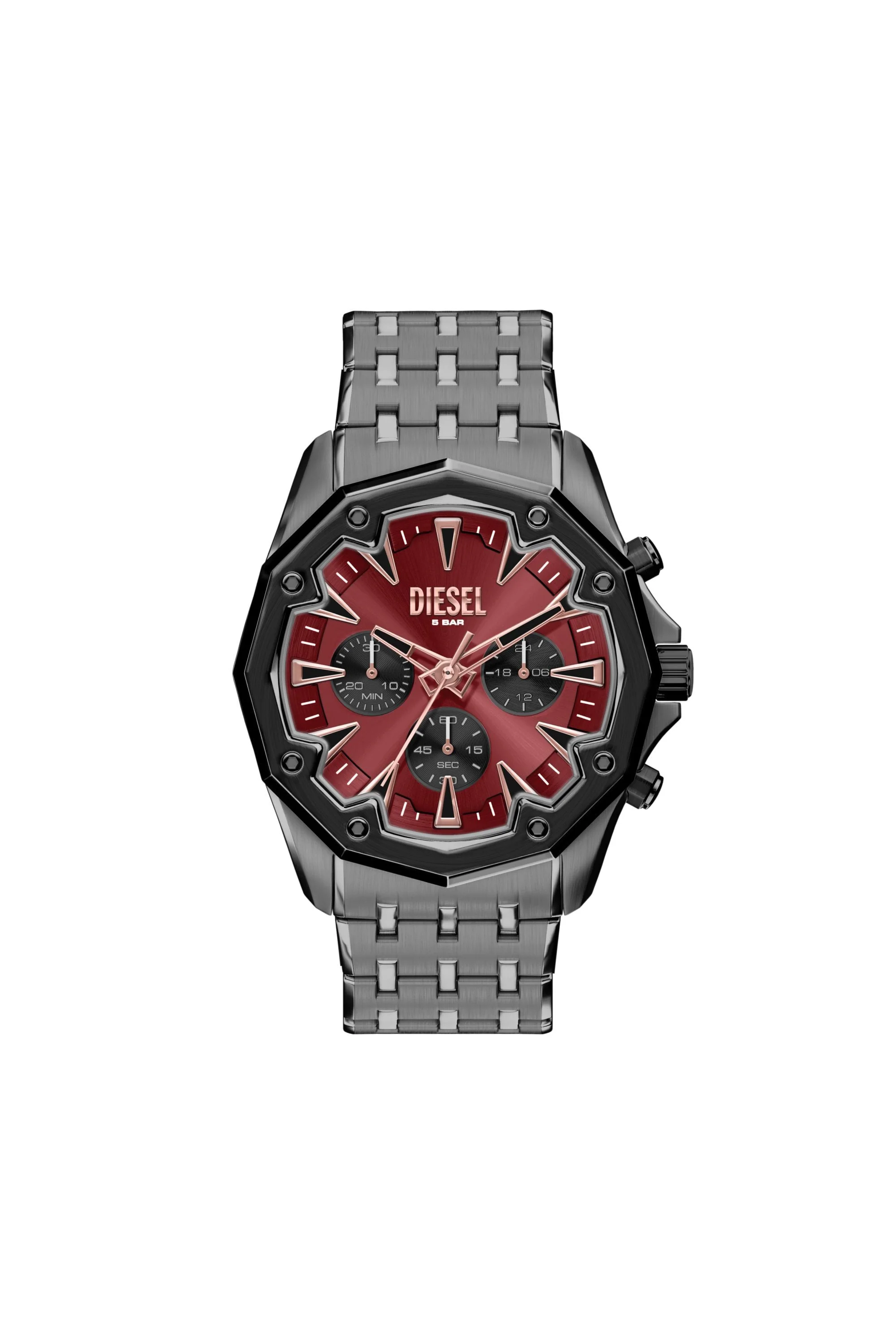 STINGER GUNMETAL STAINLESS STEEL WATCH - 1