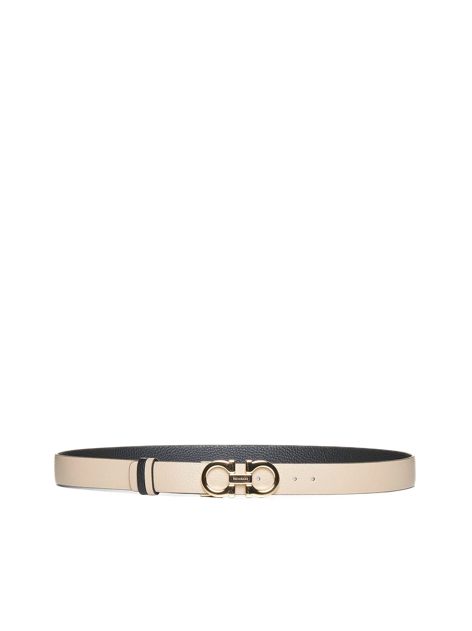 Gancini leather reversible belt - 1
