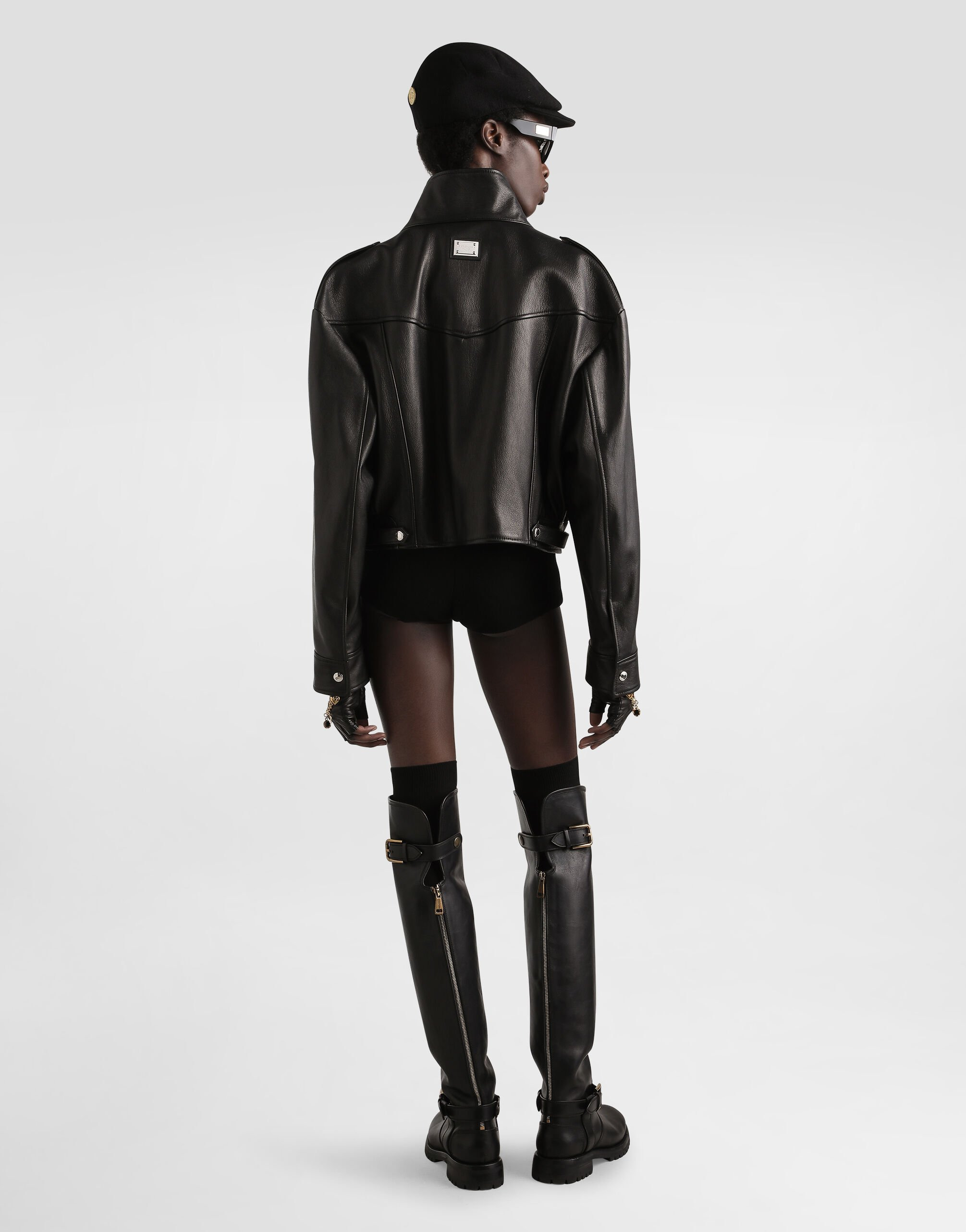 Plongé goat leather jacket - 3