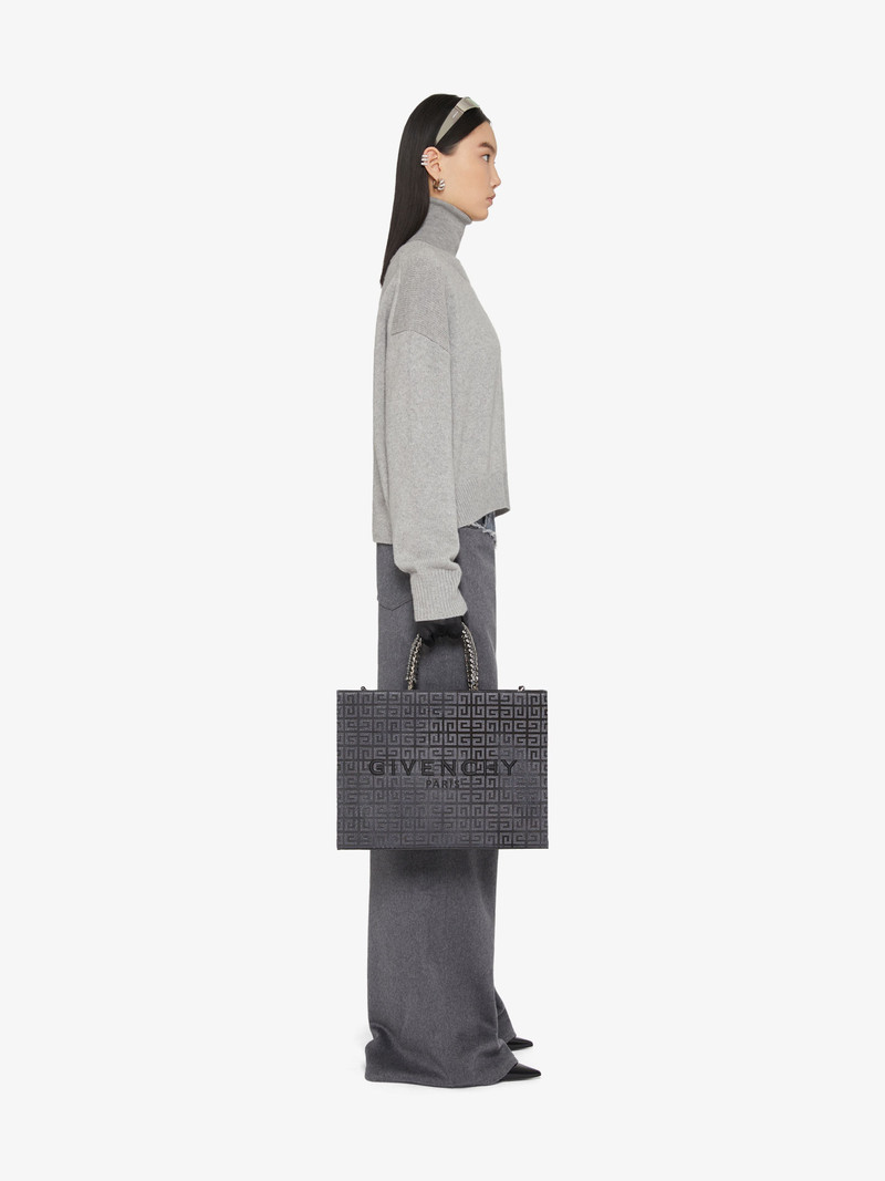 Givenchy MEDIUM G-TOTE SHOPPING BAG IN 4G CANVAS WITH CHAIN outlook