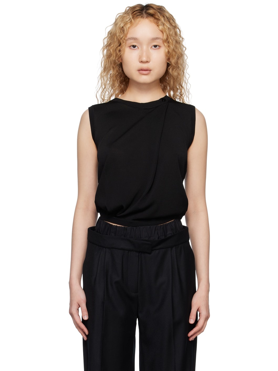 Black Oloma Tank Top - 1