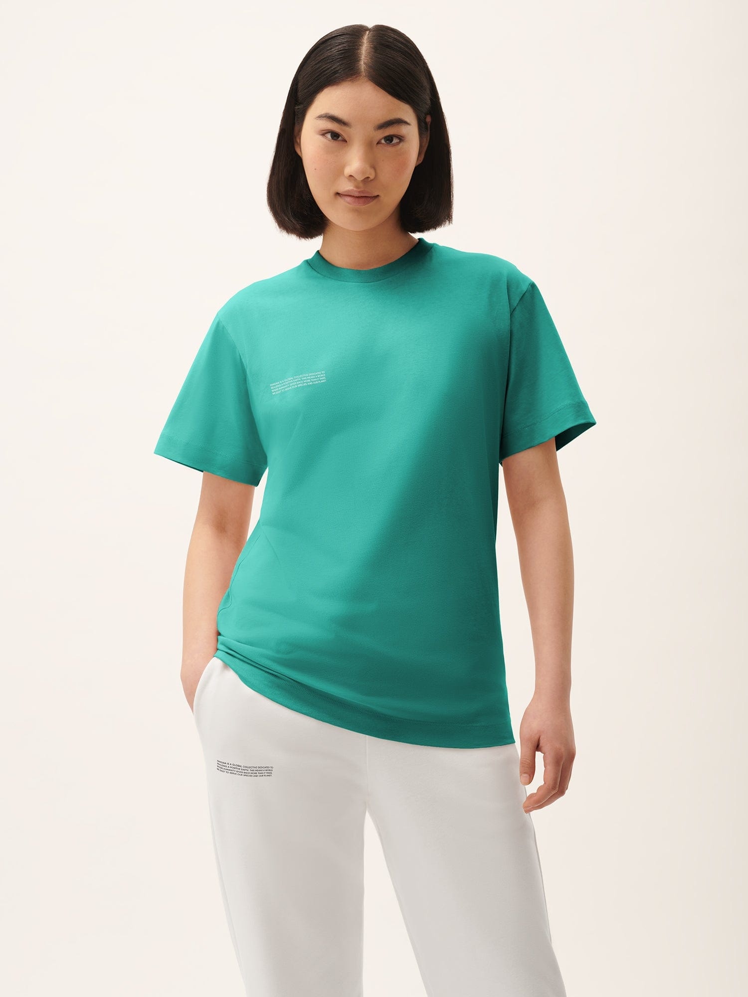 Womens 365 Midweight T-shirt - Malachite Green - 2