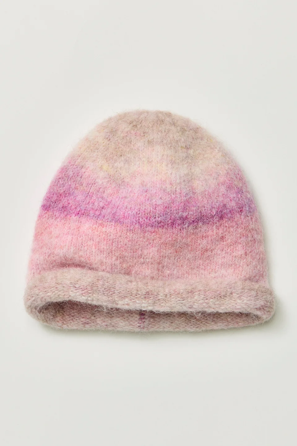 Rolled Ombre Beanie - 1