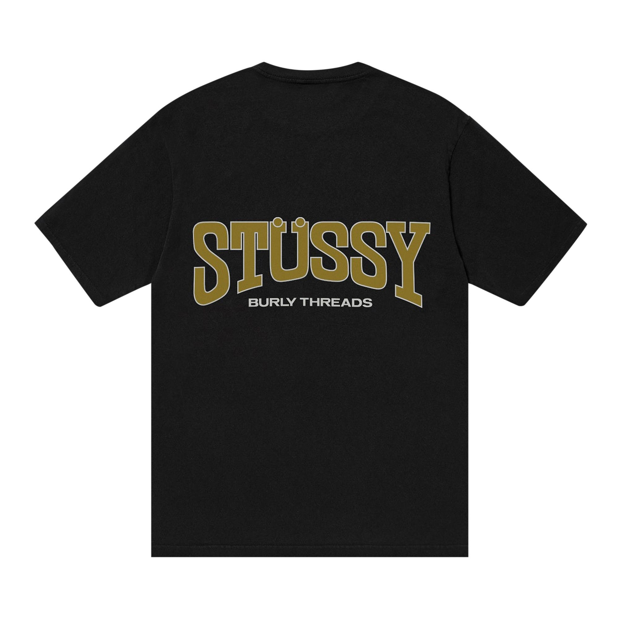 Stussy Burly Threads Tee 'Black' - 2