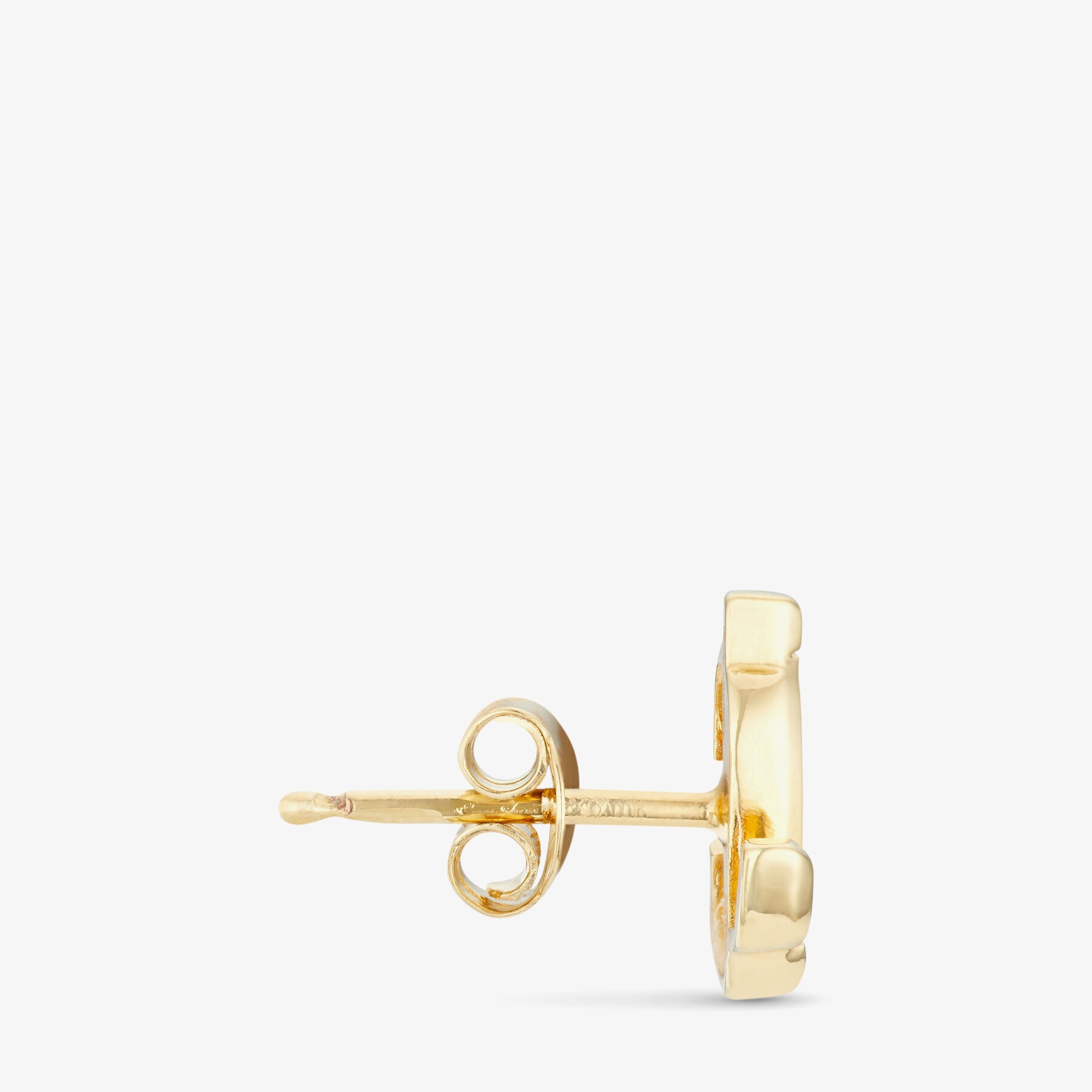 JC Mini Studs, Gold-Finish Metal JC Mini Stud Earrings