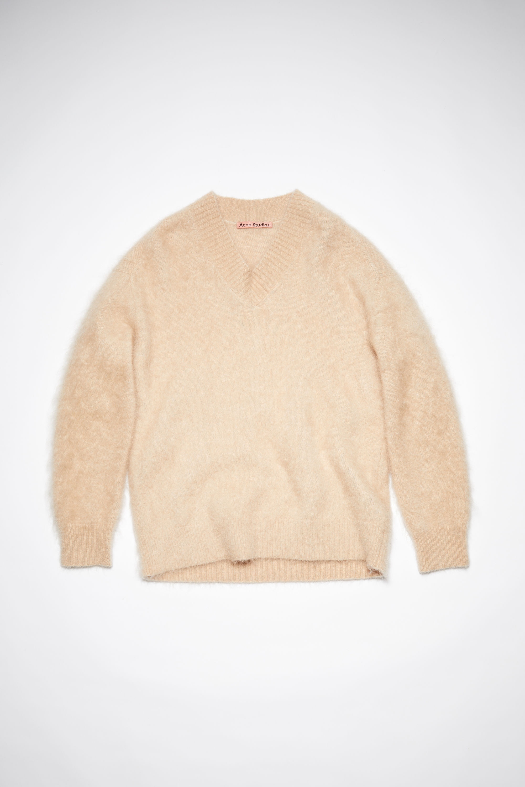 V-neck jumper - Warm beige - 6