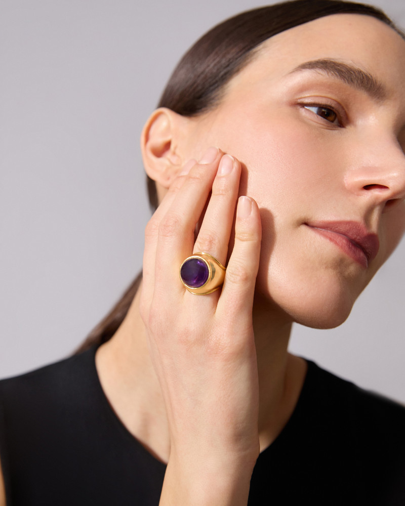 CAROLINA HERRERA Carolina Herrera x Olympia Babylonia Cabochon Ring outlook