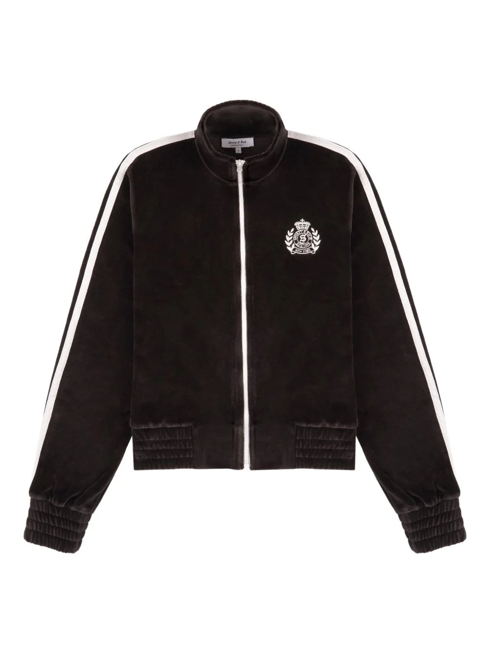NY Crest Elio striped zip-up track jacket - 1