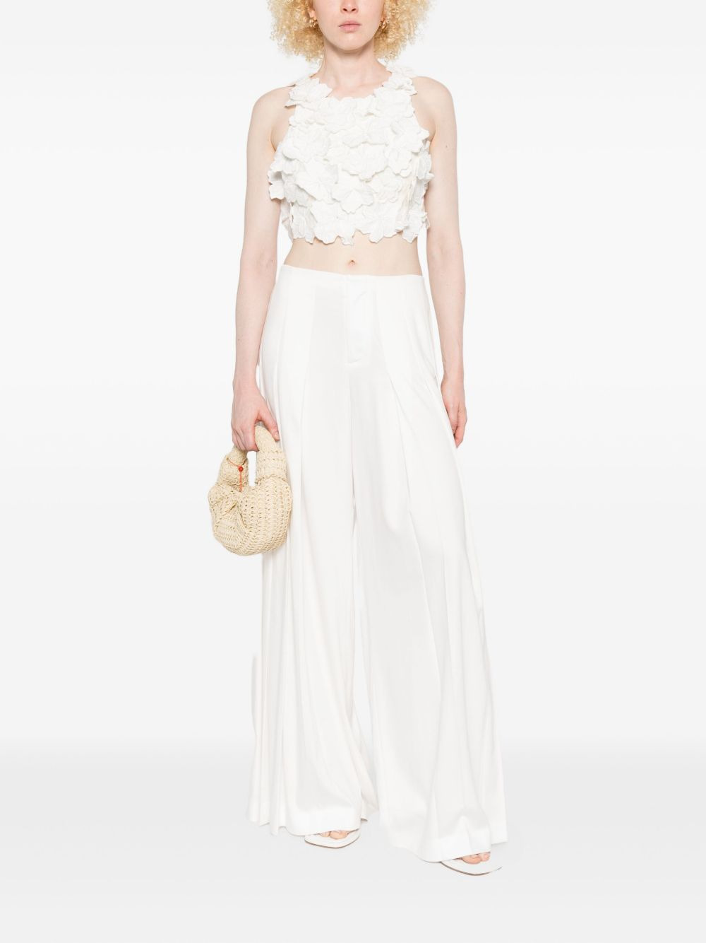 Ainslie pleated wide-leg trousers - 2