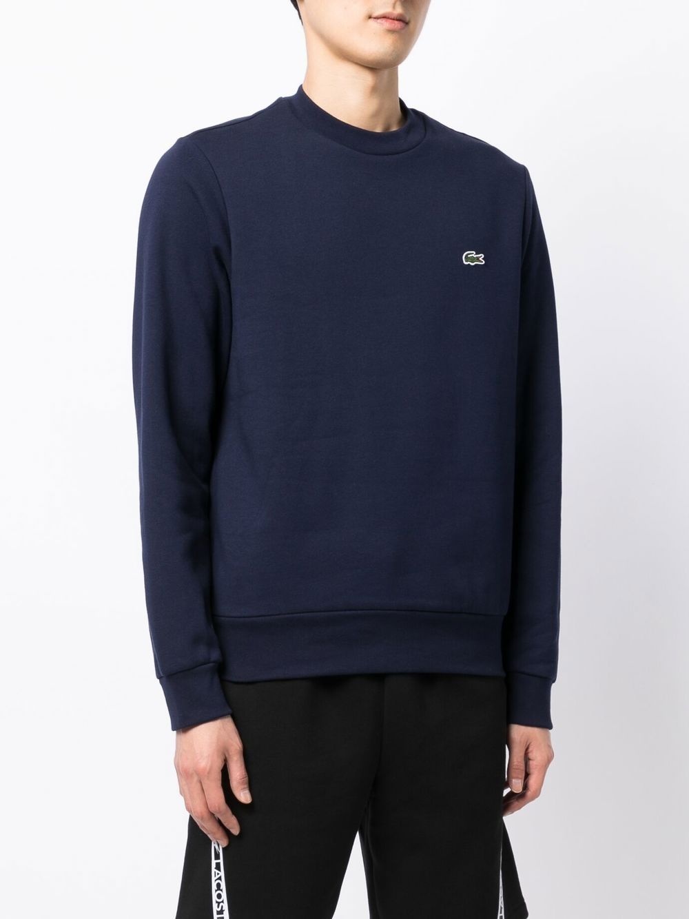 Classic logo-patch cotton sweatshirt - 3