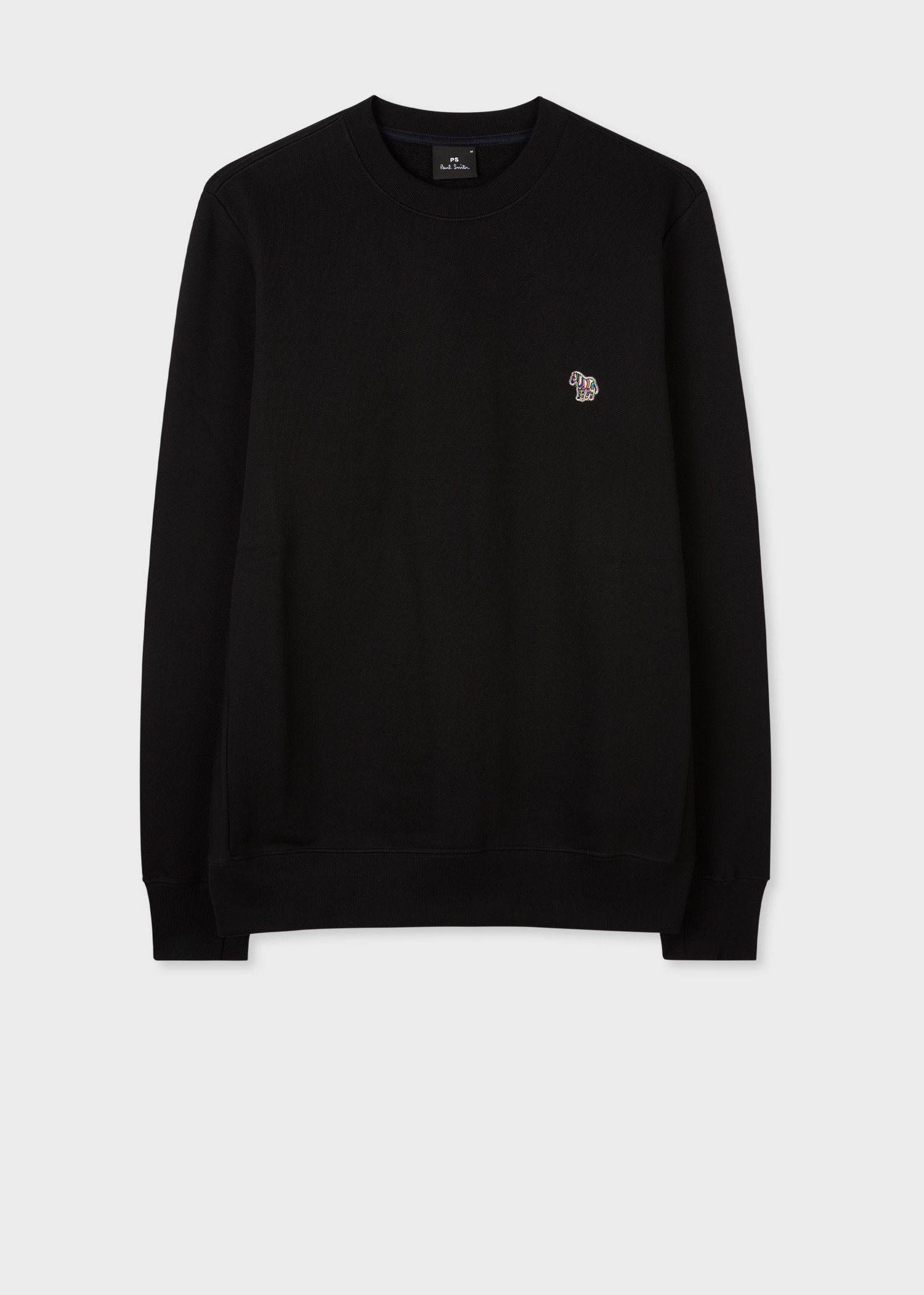 Black Organic Cotton Zebra Logo Sweatshirt & Sweatpants Set - 5