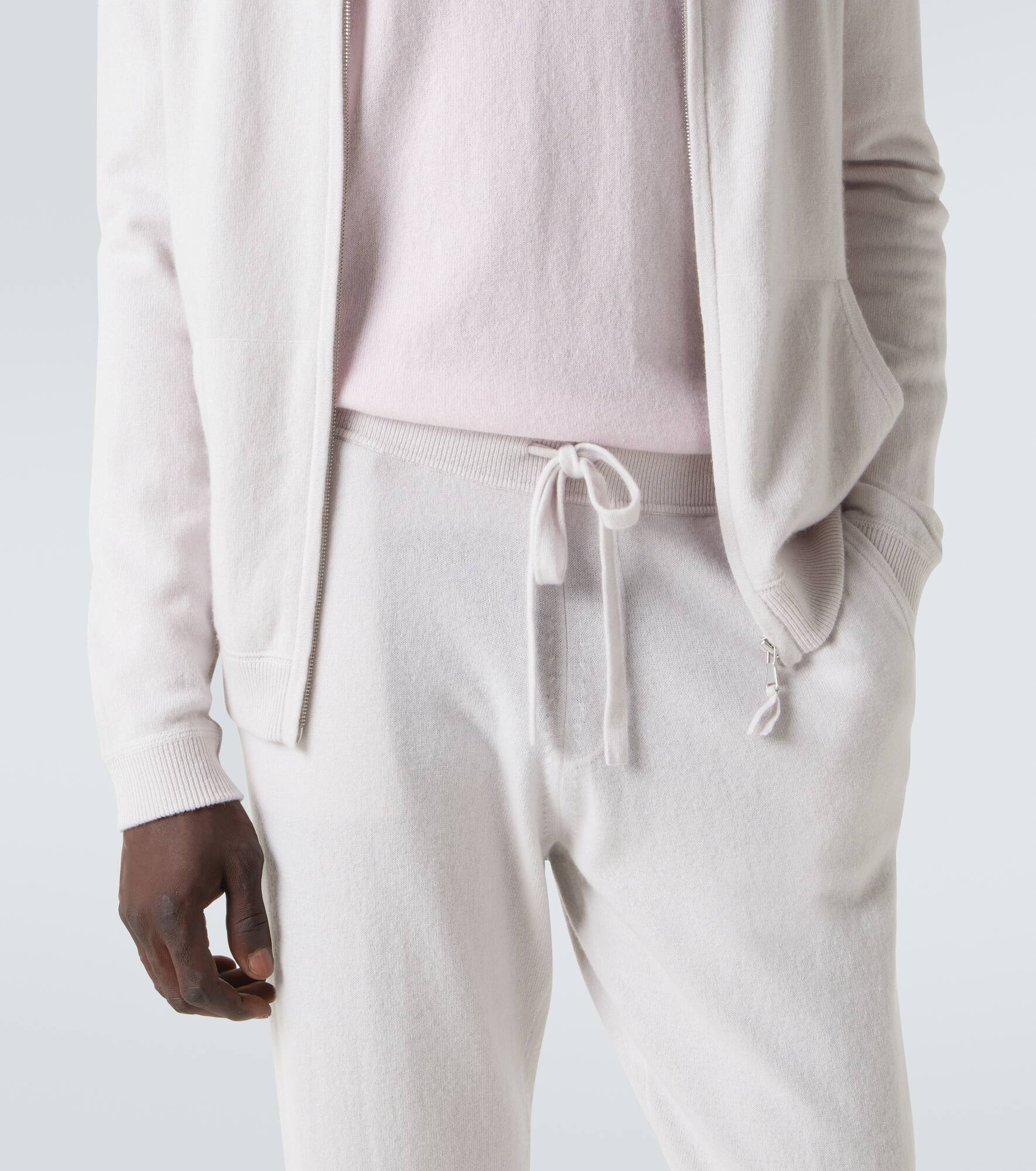 Wool and cashmere sweatpants - 5