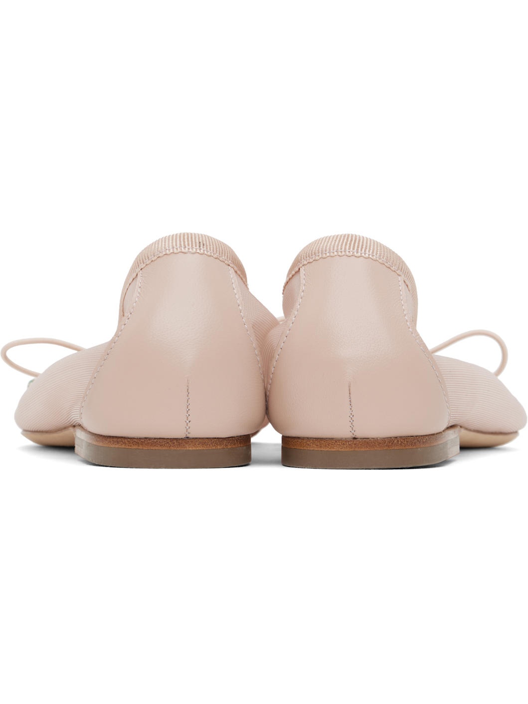 Pink Embellished Flower Mesh Ballerina Flats - 2