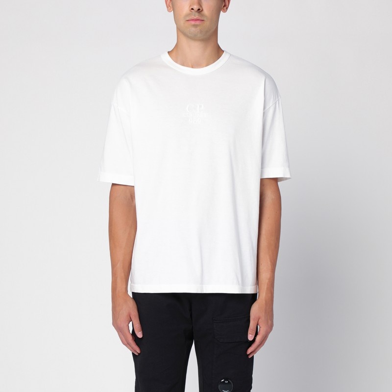 White cotton crew-neck t-shirt - 1