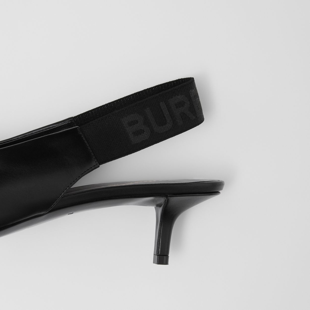 Leather Slingback Pumps - 7