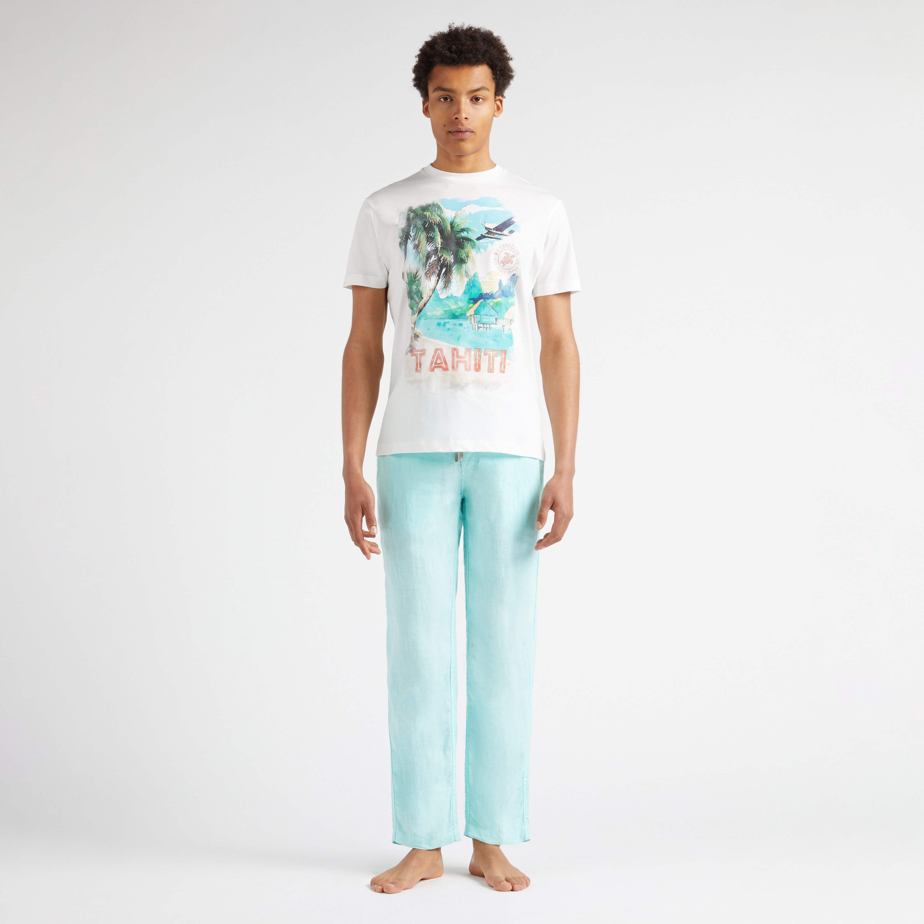 Men Cotton T-shirt Tahiti - 3