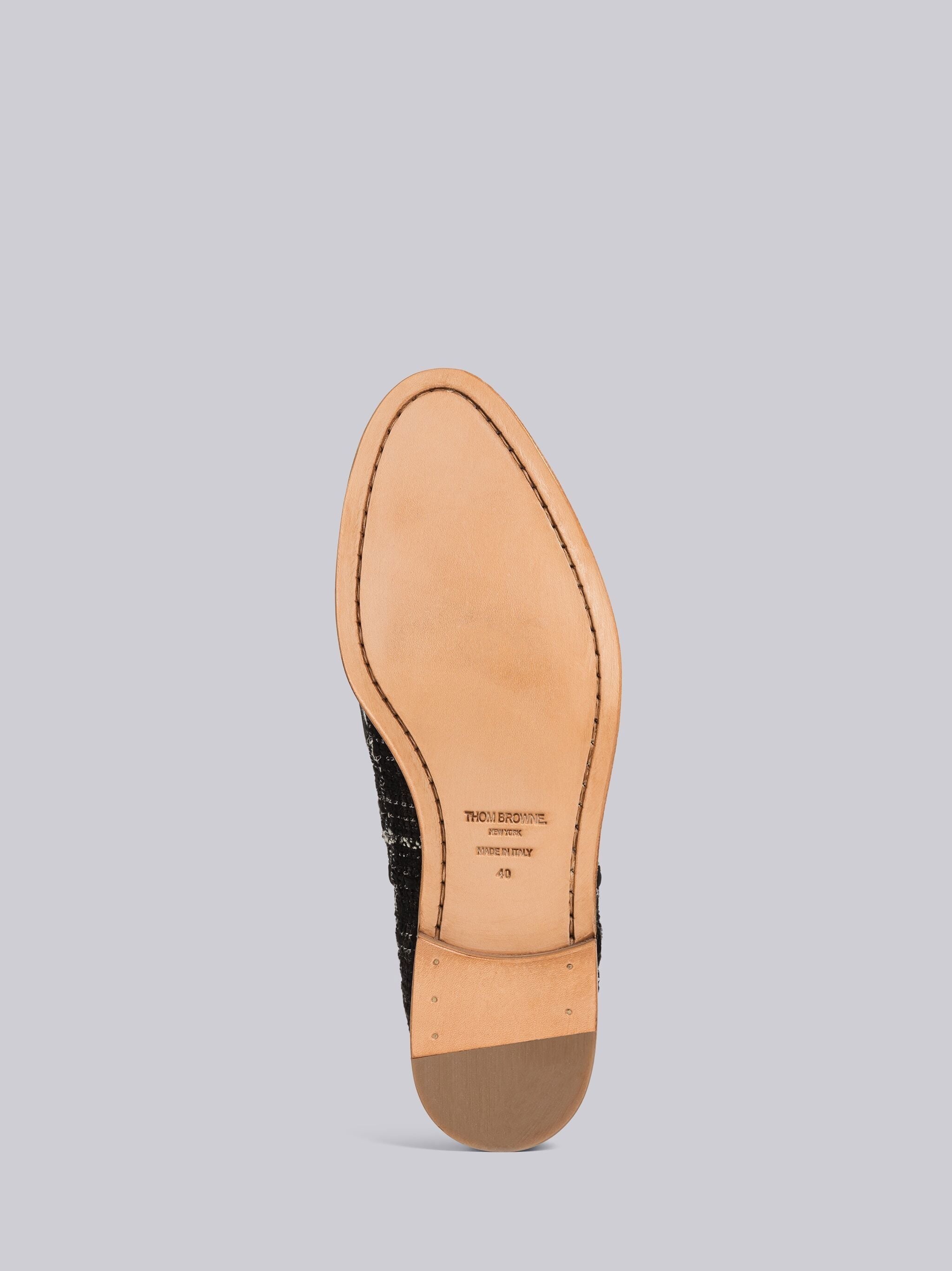 Plaid Ribbon Tweed Varsity Penny Loafer - 5