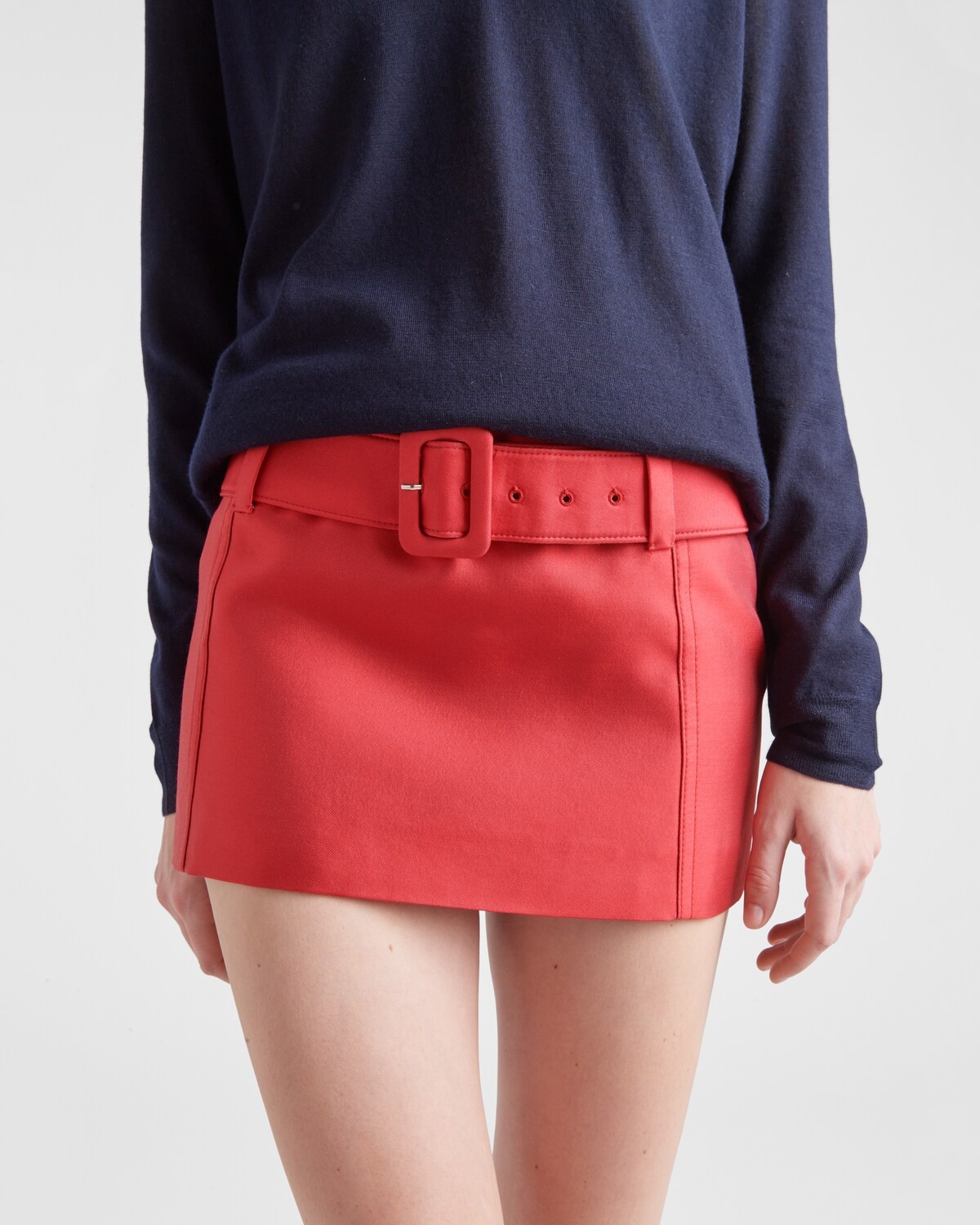 Silk and wool miniskirt - 3