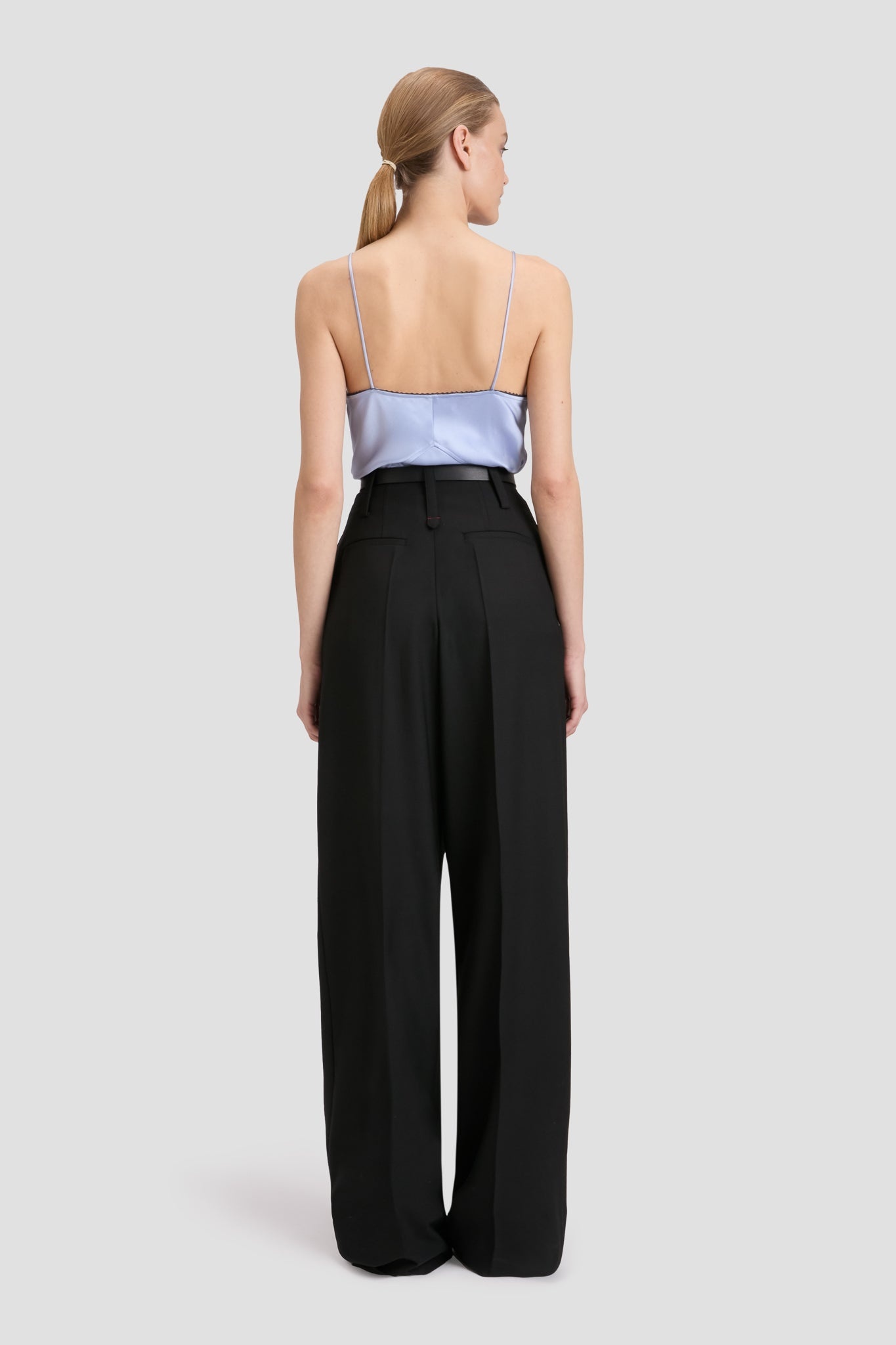 Lace Detail Cami Top In Delphinium Blue - 5