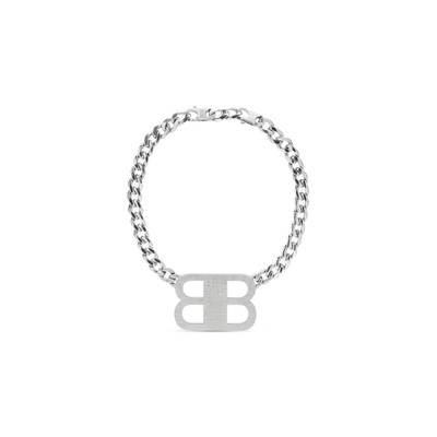BALENCIAGA Bb 2.0 Necklace  in Silver outlook