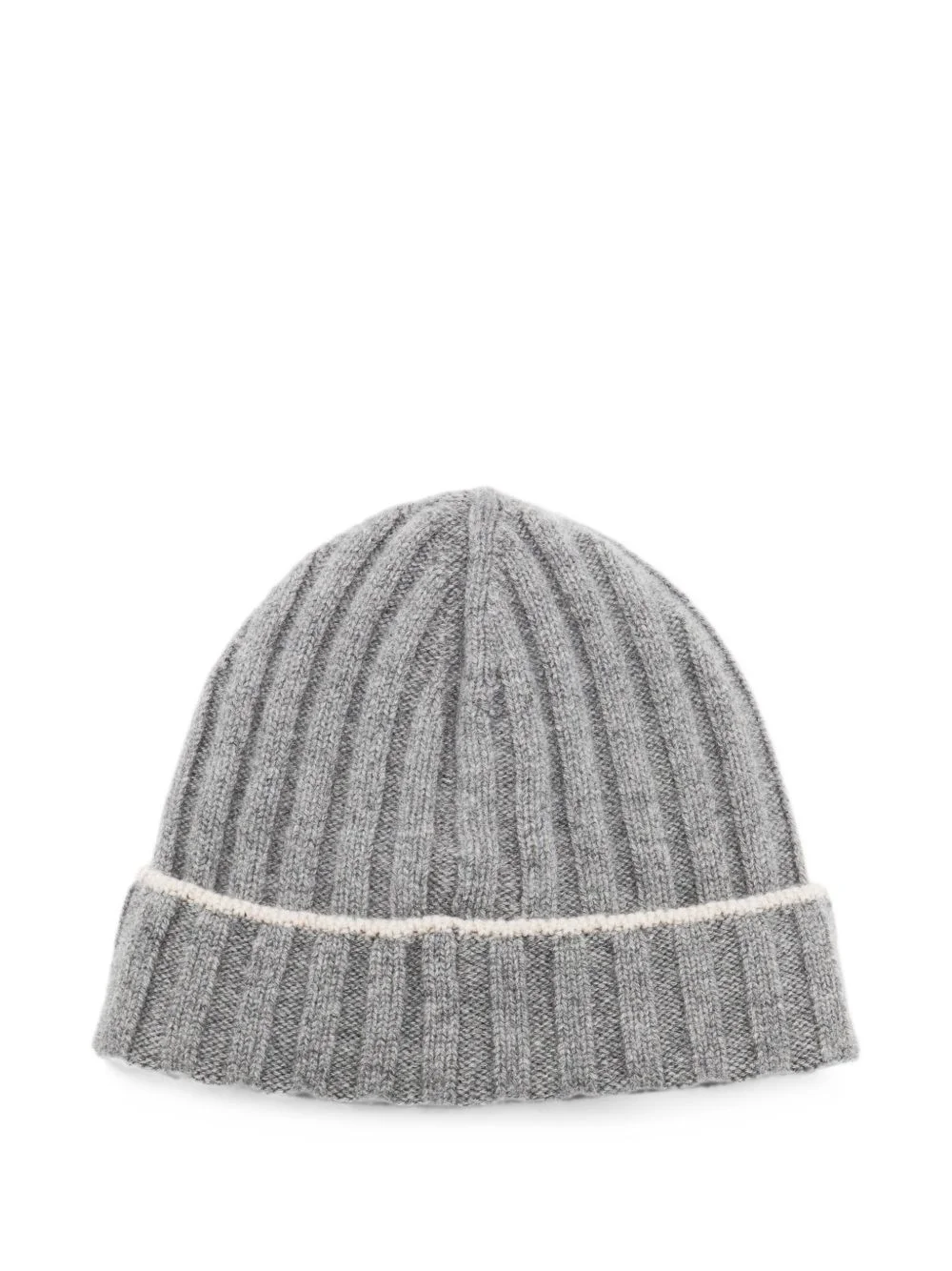 ribbed-knit beanie hat - 1