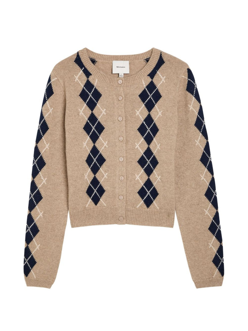 Clara argyle cashmere jacket 1