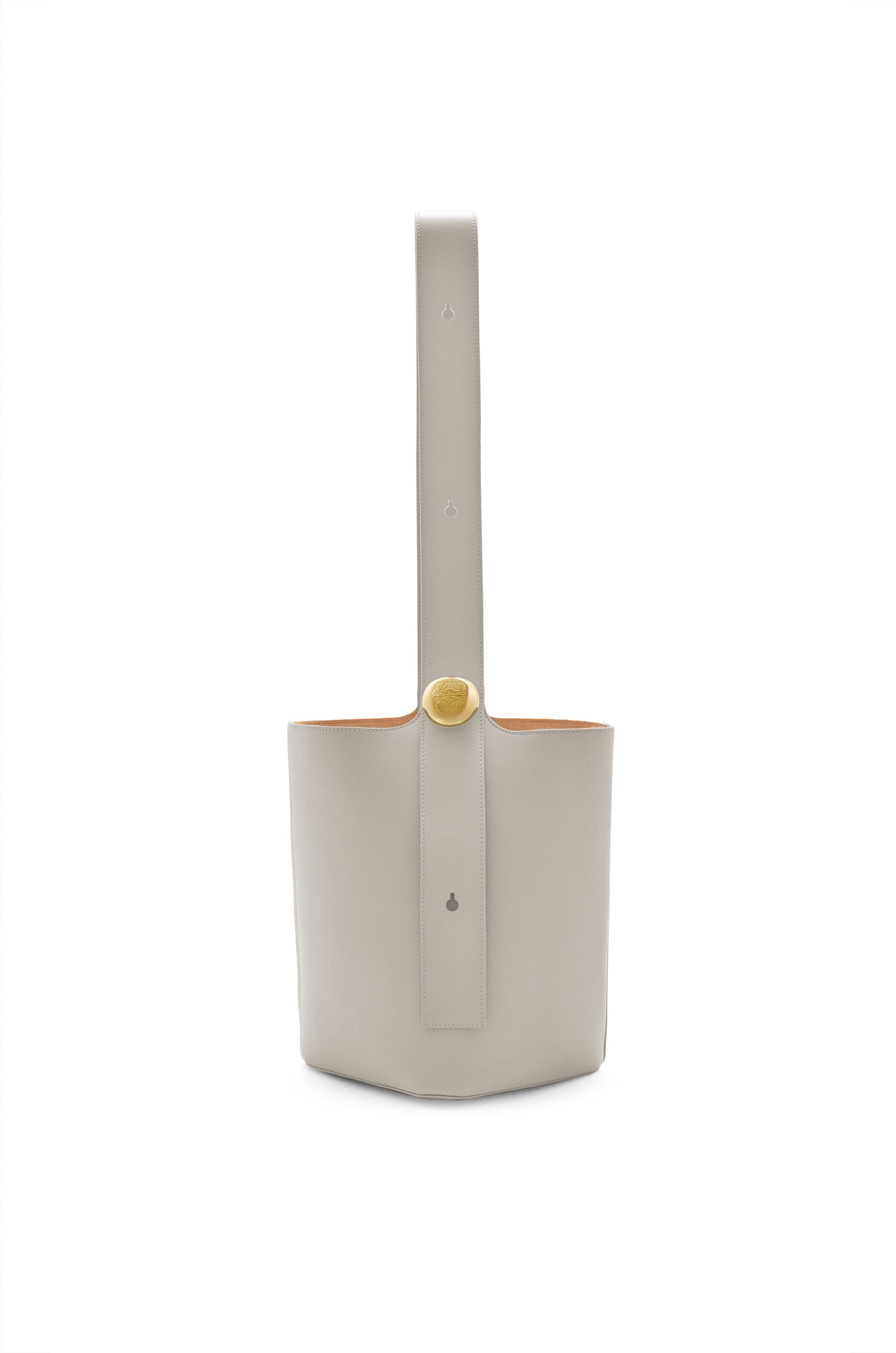 Medium Pebble bucket in smooth calfskin - 2