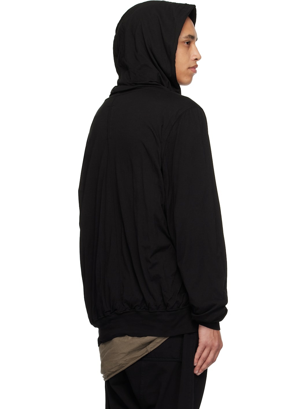 Black Hollywood Oversized Hoodie - 3